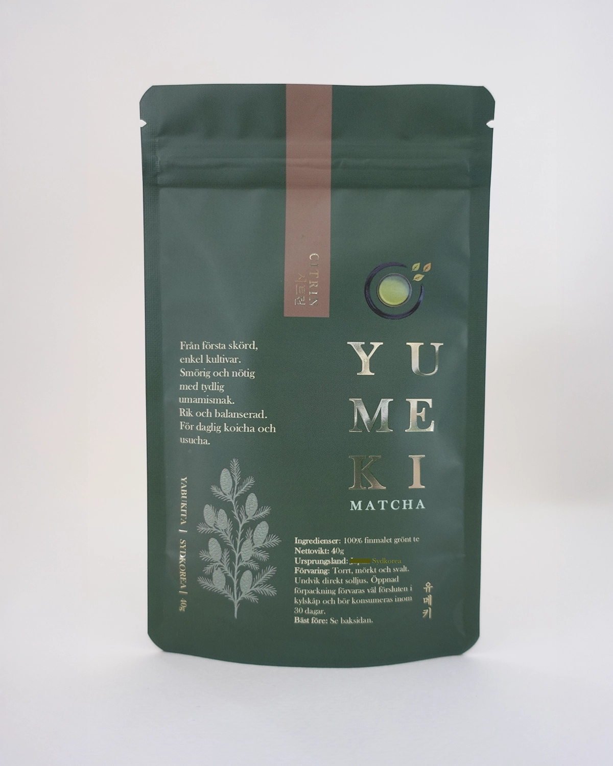 citrin yumeki matcha